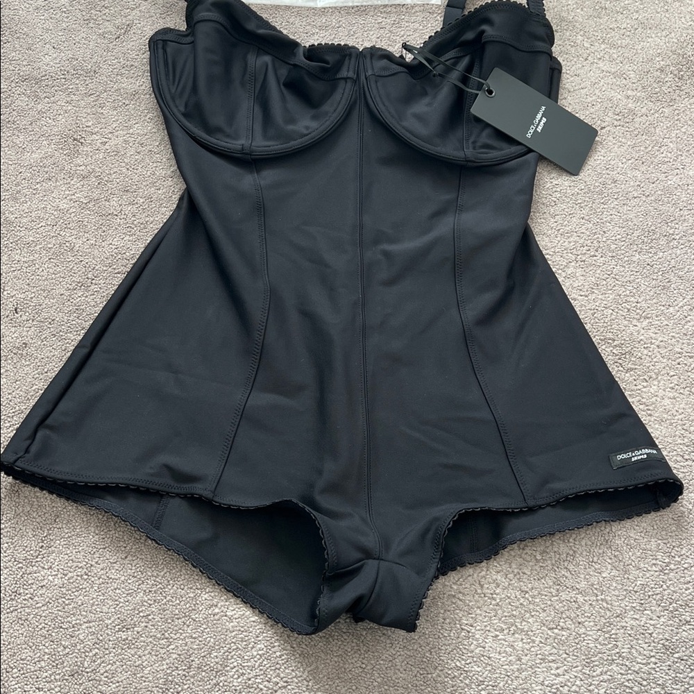 SKIMS dolce and gabbana Black Bodysuit - Picture 3 of 14